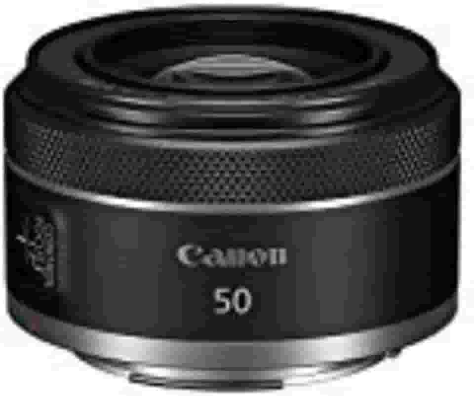 Canon Rf50Mm F1.8 Stm Para Câmeras De Montagem Rf Sem Frases Completas [Eos R, Eos Rp, Eos R5, Eos R6] (4515C002) Preto