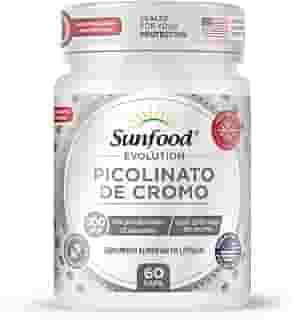 PICOLINATO DE CROMO 500MG 60 CAPSULAS SUNFOOD EVOLUTION
