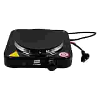 INMA, Fogão Elétrico, Fogão 1 Boca, Fogão Portátil, Cooktop, UniCook, Fogão de Mesa, Fogão Para Mesa, Fogareiro De Mesa, Fogareiro 1 Boca Inox,1000w, INMA Compatível Com TYJR (Preto 110v)