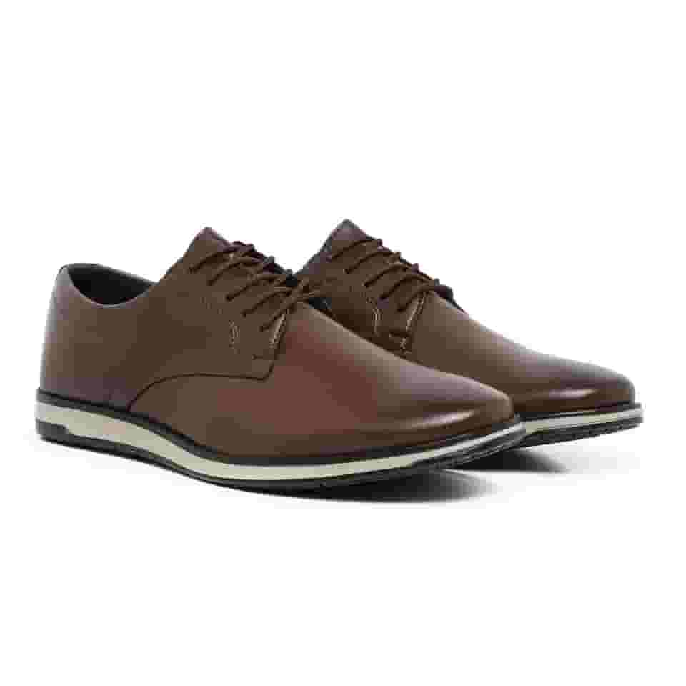 Sapato Social Oxford Masculino Moderno Confortavel com Cadarço