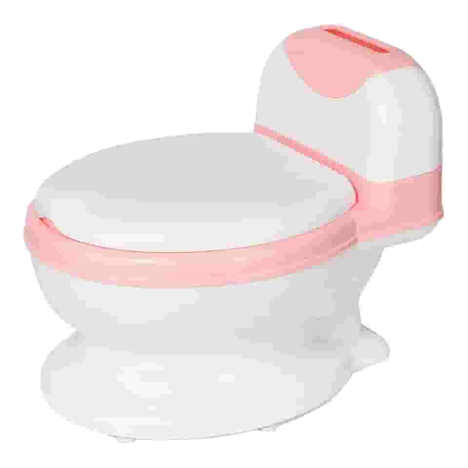 Penico Privadinha Troninho Infantil OHANA BABY Simulador de Privada - Desfralde Inteligente, Assento Anatômico, Suporta Até 50kg - Rosa