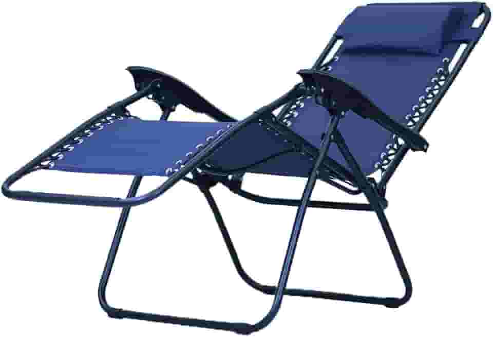 Nautika, Cadeira Espreguiçadeira Gravity, Funciona Com A Gravidade Do Corpo, Montagem Simples E Rápida, Com Trava De Segurança, Travesseiro Incorporado, Ajustável, Confortável e Relaxante