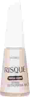 Esmalte Branco Risqué Lá vem Outra Pérola Cintilante 8ml