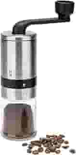 Moedor de Café Grãos Manual Cerâmica Biscuitt Perfectto Barista Collection Inox