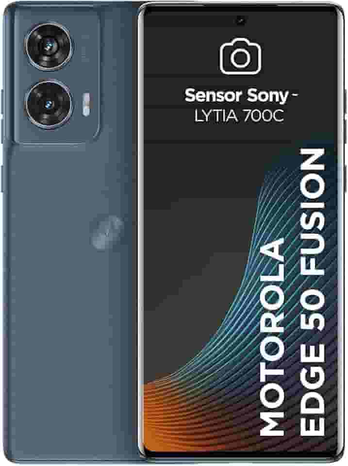 Smartphone Motorola Edge 50 Fusion 5G - 256GB 8GB RAM + 8GB RAM Boost 50MP Sony AI Camera IP68 NFC Blue Teal (Recondicionado)