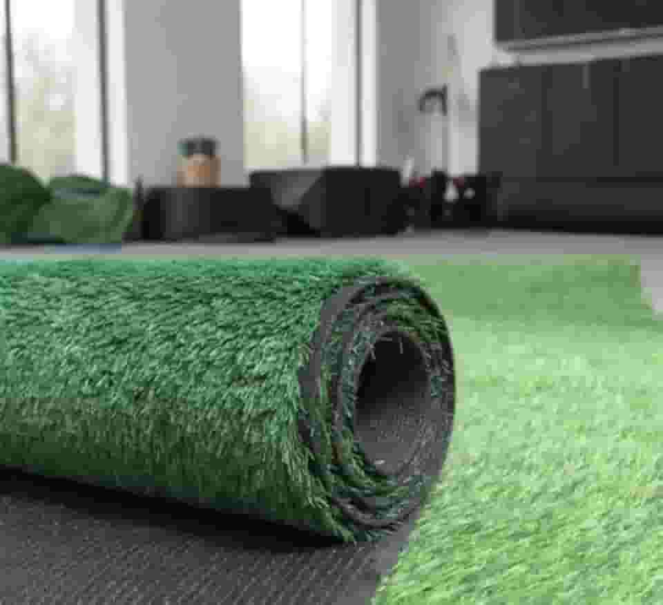 Tapete Grama Sintética Artificial 12 mm - 8 metros Quadrados Decoração Esporte Pet 4x2m Verde 8 m2