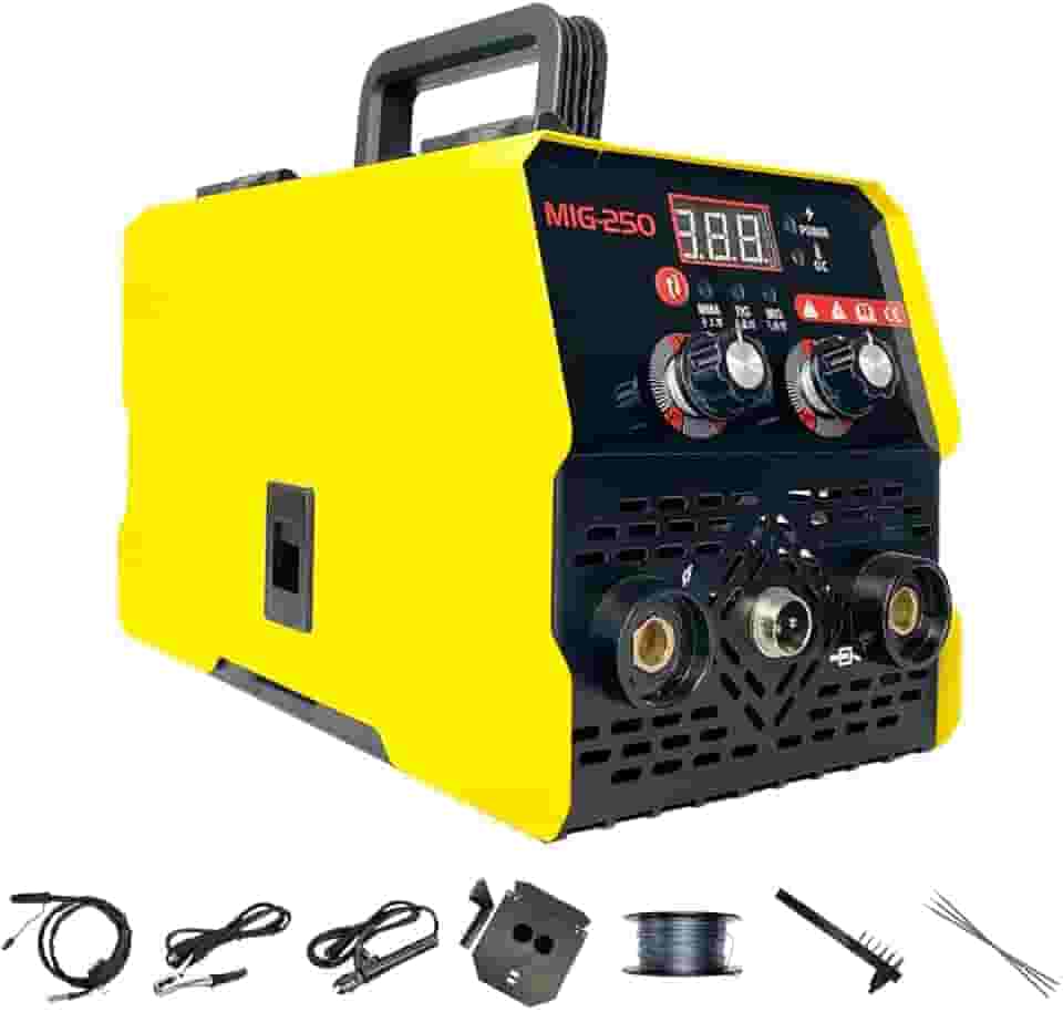 Máquina de Solda Inversora Mig Sem Gás,Portatil de Alta Potência 120A/220V (Y)