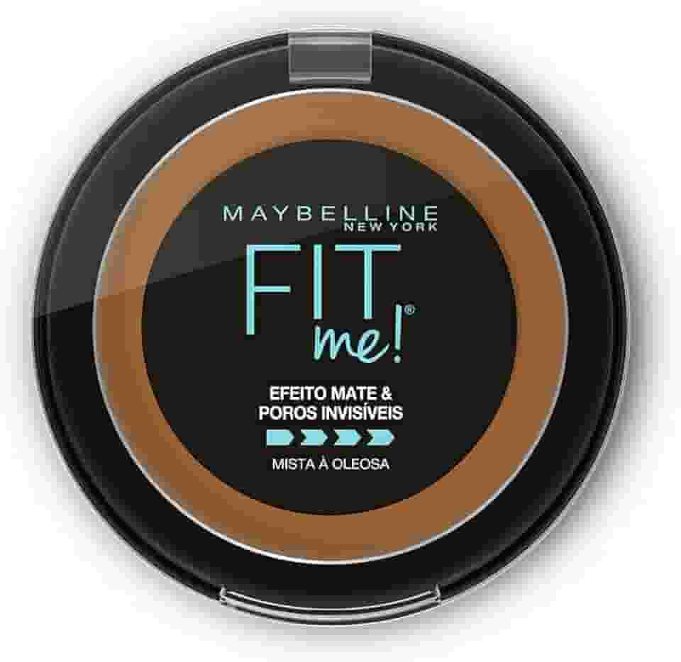 Maybelline NY Pó compacto Efeito Mate e Poros Invisíveis Fit Me Moreno Profundo N09