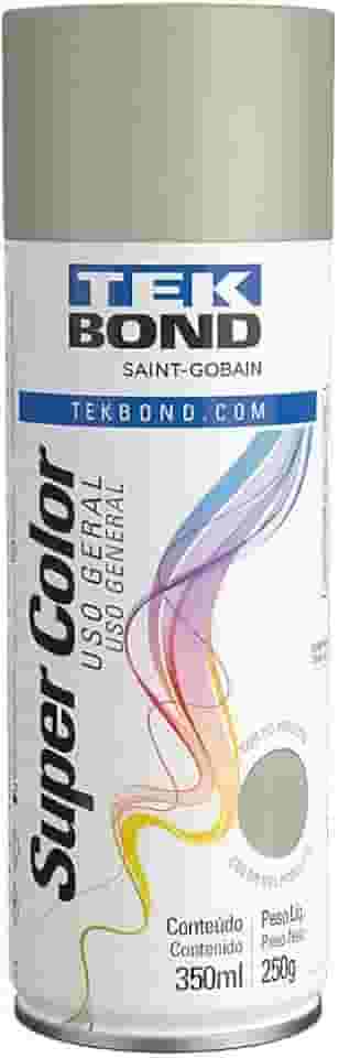 Tinta Spray Primer Fundo 350Ml/250G - 01 Unidade, Tekbond, 23191006900, Cinza