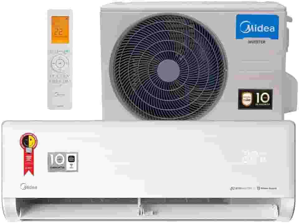 Ar Condicionado 12000 Btus Split Hi Wall Inverter Midea Frio Ai Ecomaster 220v