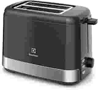 Torradeira tostador Electrolux 8 niveis de tostagem função descongelar reaquecer bandeja coletora migalhas botões luminosos ETS10 preto 127v
