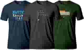 Kit 3 Camisetas Plus Size Masculina Camisa Blusa Algodão 30.1 G1 ao G9 Estampas Atualizadas
