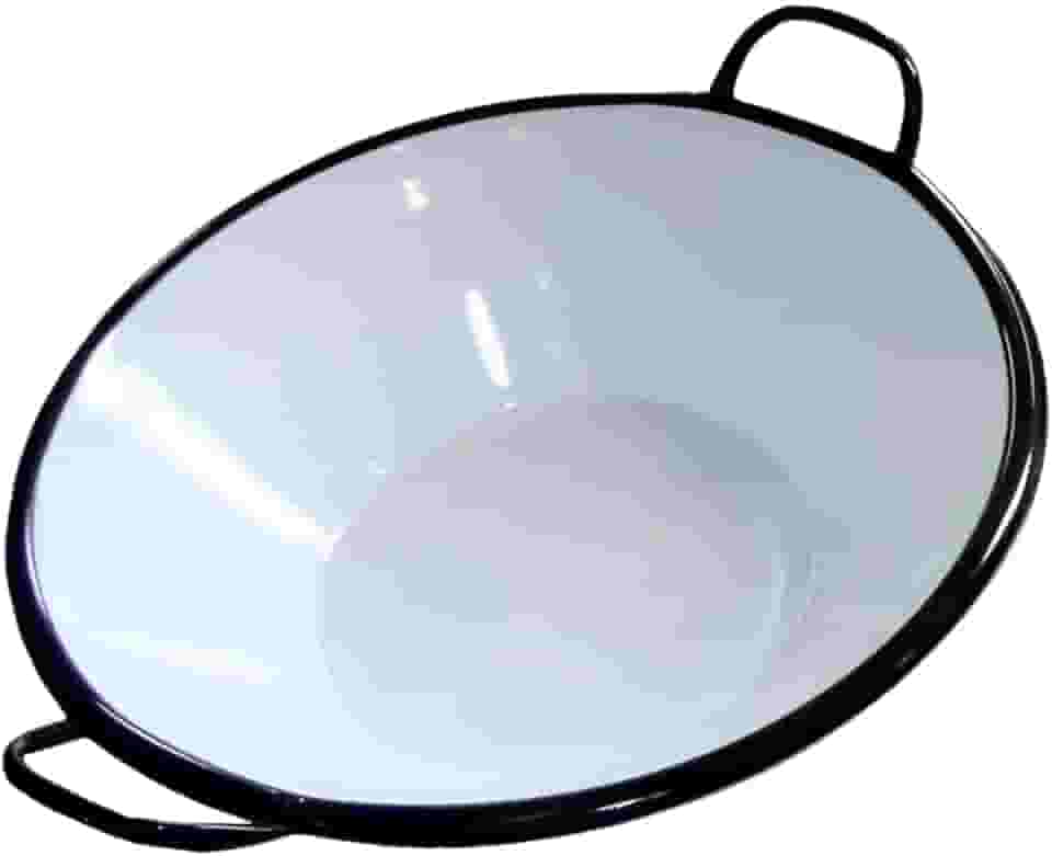 Tacho Esmaltado com Alça N22 Pastel Salgados Churros Batata Frita Em Geral 19 Litros