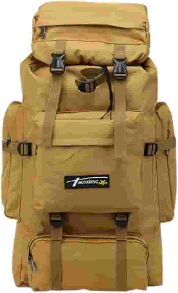 Mochila Cargueira Muito Grande 80 lts Reforçada Impermeável - Caqui