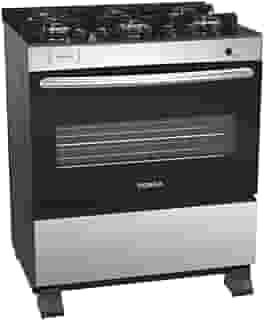 FOGAO A GAS PICASSO VITREO 6 Q INOX GÁS GLP