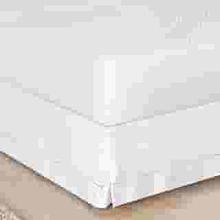 Saia Para Cama Box Queen Percale 200 Fios 01 Peça Branco