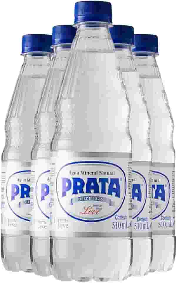 Kit 12 Água Prata Mineral Sem Gás Leve Pet 510ml Pack