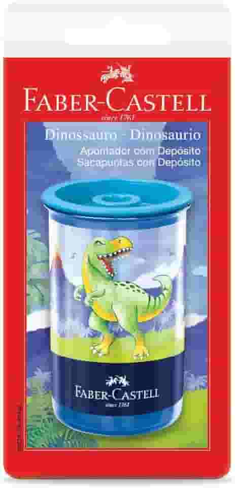 Apontador com Depósito, Dinossauro, Faber-Castell, SM/123DINOZF