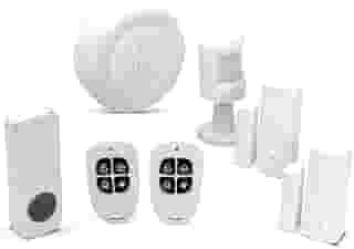 EKAZA Kit Alarme 2 Sensores Abertura + 1 Sensor Presença + 2 Controle + Sirene + Campainha - EKJM-T3231
