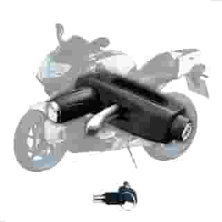 Trava de Guidão para Moto com Alarme Sonoro 2 Chaves Material Resistente Antifurto