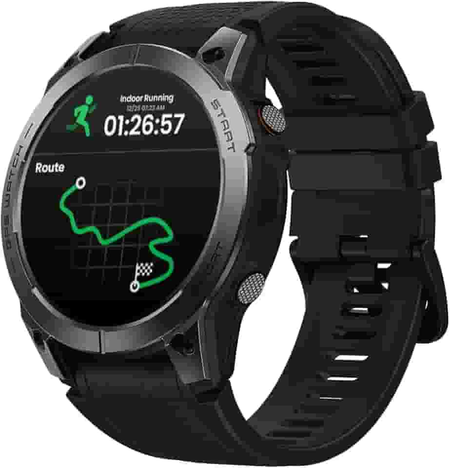 Zeblaze Smart Watch Stratos 3 Pro Relogio Inteligente Masculino Relógio Inteligente, GPS 100+, 5ATM a Prova d'Agua, Chamadas Bluetooth,Android Smart Watch for Android IOS