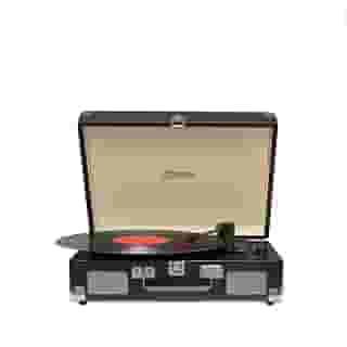 Vitrola Maleta Vintage Retrô Toca Discos De Vinil Antigo Portátil Bluetooth Bivolt Com Alto-Falantes Integrados