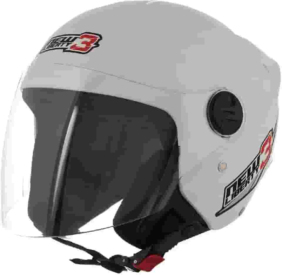Pro Tork Capacete Moto New Liberty Three, Branco, Tam. 56