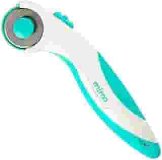 Mimo Cortador Circular para Artesanato – Lâmina Rotativa 28 mm com Regulagem de Pressão, Corte Preciso em Tecido, EVA e Papel, Cabo Anatômico com Proteção