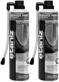 2 Repara Pneu Spray Instantâneo Para Carro Moto 400ml Etaniz