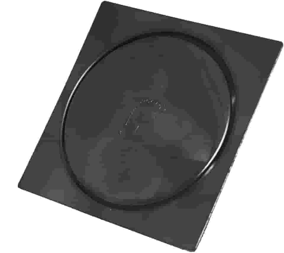 Ralo Inteligente Click 15x15 cm Banheiro Preto Veda Cheiro