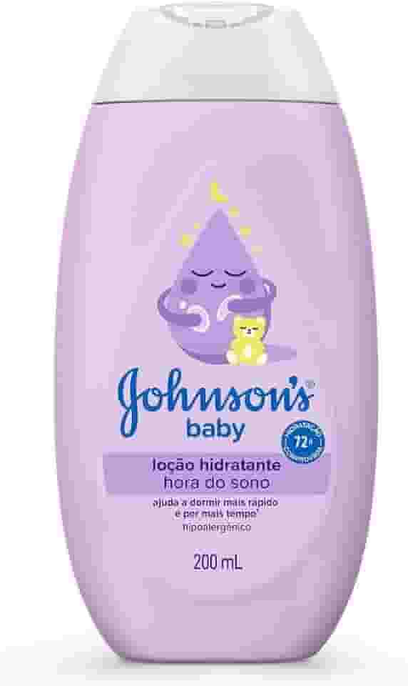 Loção Hidratante Relaxante Para Uso Diário Johnson's Baby Hora Do Sono, 200mL