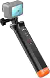 Pau de Selfie para GoPro, Punho de Mergulho à Prova d’Água 15 m, Controle Remoto de Foto/Vídeo/Time-Lapse, Recarregável por Toque, Antiderrapante com Alça de Pulso