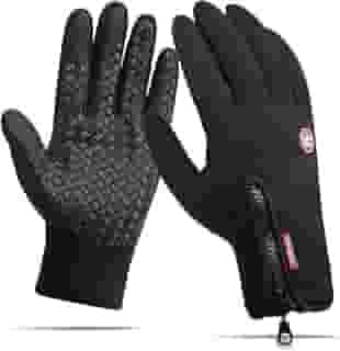Luva Térmica Moto Touch Screen Unissex Impermeável e Antiderrapante – Luvas para Frio, Motoqueiro, Ciclista e Esportes – Resistente à Chuva e Vento, Tamanho Ajustável