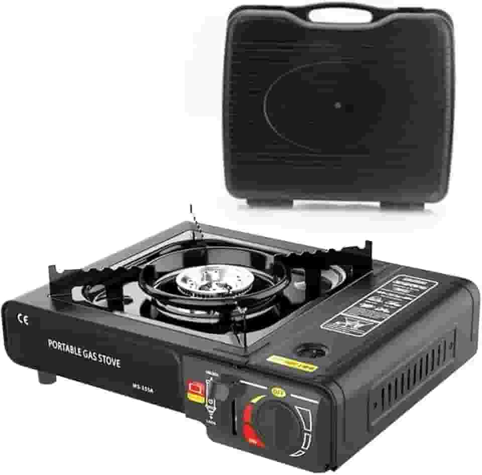 Fogão a Gás Portátil, Multiuso para Acampamento e Pesca, Ideal para camping e viagens