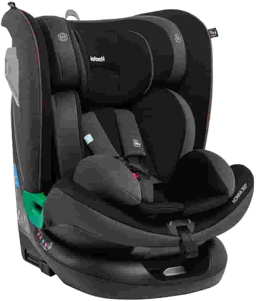 Cadeirinha Infanti, Nonna, com Giro 360°, Preto Noturno