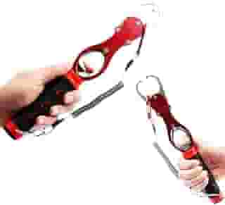 ALICATE CONTENÇÃO BOGA GRIP PEGA PEIXE VERMELHO COM PINÇA BALANÇA 18KG