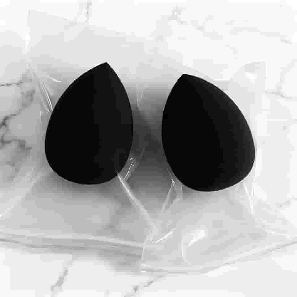 Pacote com 4 esponjas de maquiagem micro porosas em forma de gota - liquidificadores para pó de base