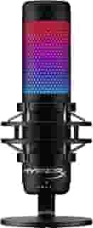 Microfone Condensador HyperX QuadCast S – RGB Personalizável, Toque para Silenciar, Antivibração, Filtro Pop, 4 Padrões Polares, USB, para Streaming e Criação de Conteúdo, Preto (4P5P7AA)