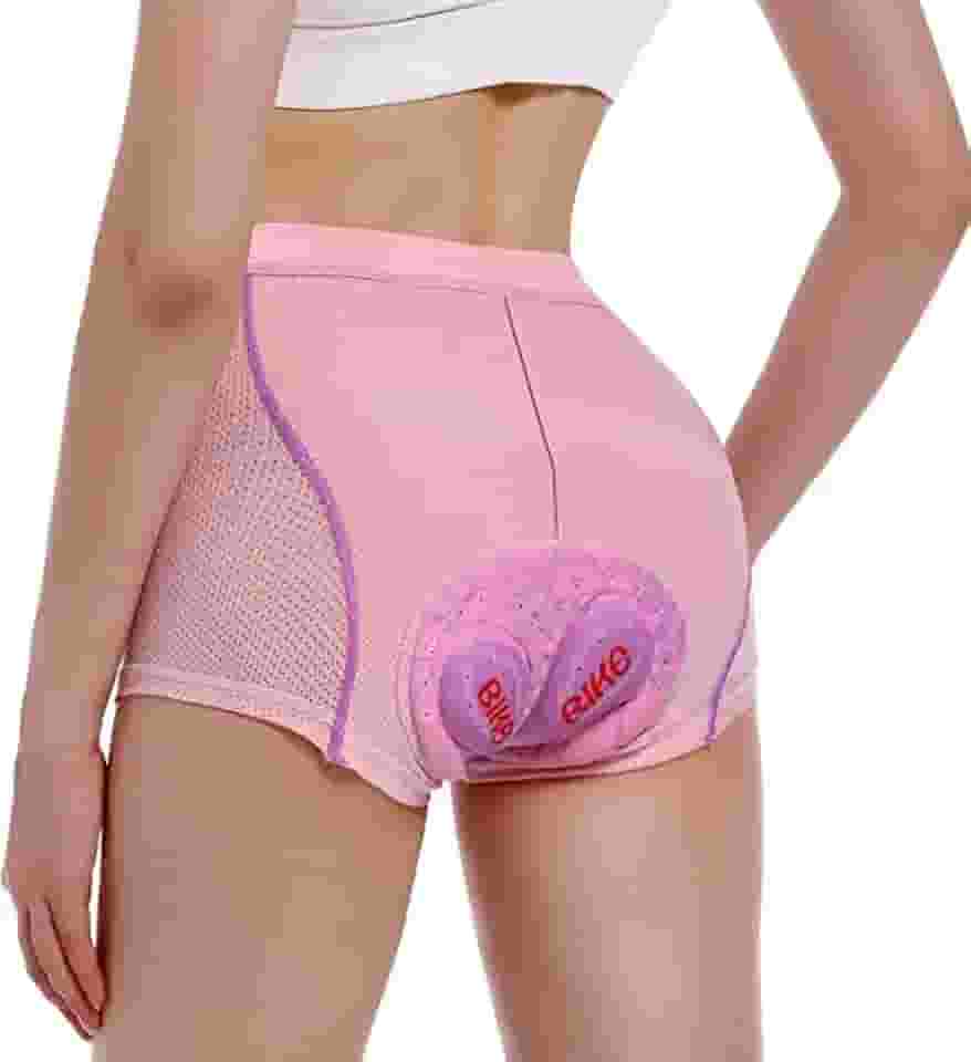 Roupa íntima de ciclismo para mulheres, shorts de bicicleta acolchoados 4D para ciclismo, ciclismo, ciclismo, montanha