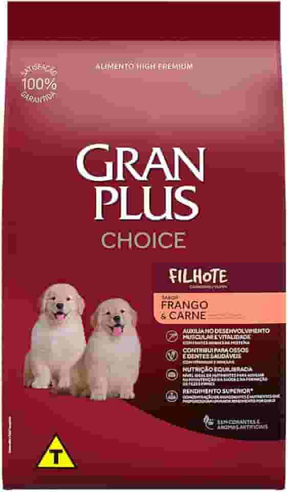 Ração Gran Plus para Cães Filhotes Choice – 10,1 kg