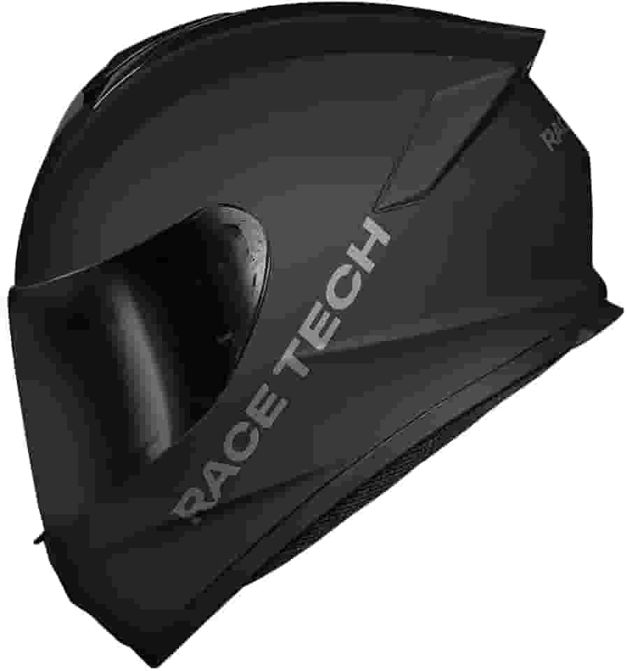 Capacete Fechado Race Tech Hit Monocolor Preto Fosco Original