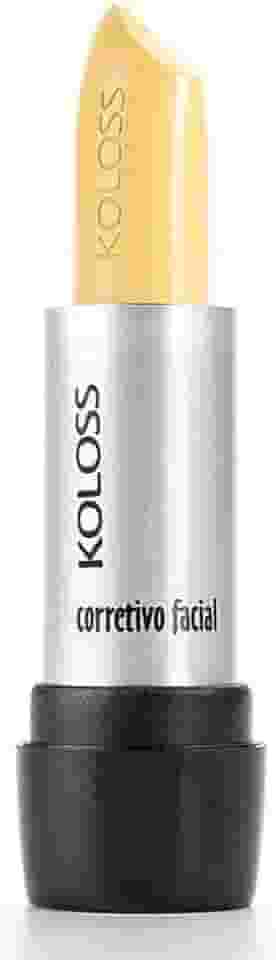 Corretivo Facial 05, Amarelo, Koloss, 5