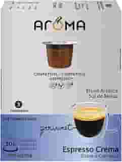 Aroma Selezione Cápsulas De Café Aroma Espresso Crema Compatível Com Nespresso Contém 10 Cápsulas