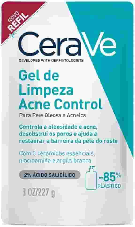 Cerave, Gel de Limpeza Acne Control com Niacinamida e Ácido Salicílico