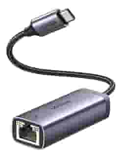 MPOWER Adaptador USB C para RJ45 Ethernet Conexão Estável Design Elegante Cinza Preto Velocidade 10/100/1000Mbps Compatível com Diversos Dispositivos