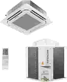 Ar-Condicionado Split Cassete 4 Vias Hitachi Air Core 36.000 BTUs Só Frio 220V Monofásico