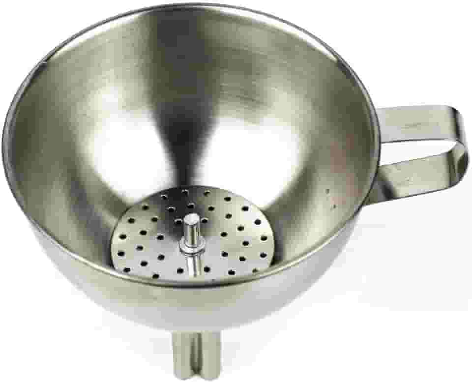 Funil com Peneira Inox 11cm