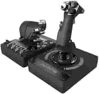 Controlador de Simulação RGB com Manete e Acelerador X56 H.O.T.A.S.