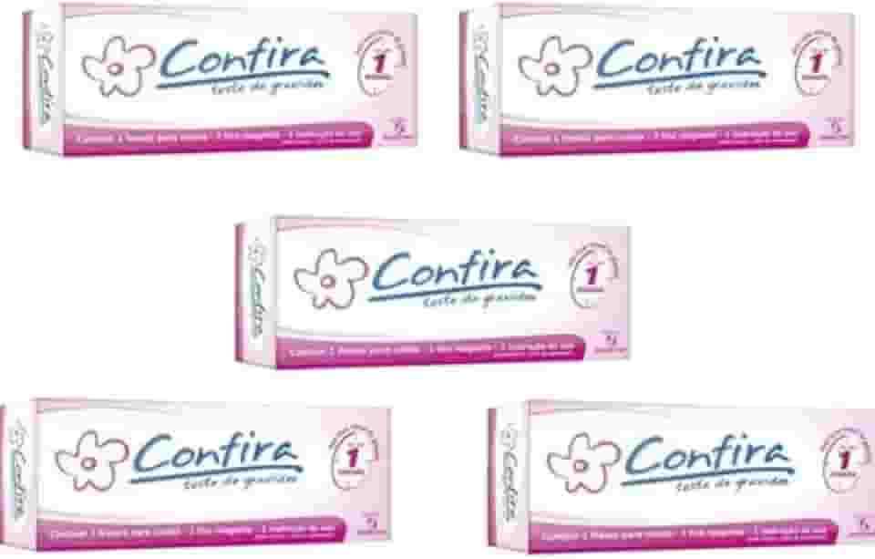 Teste De Gravidez Kit com 5 Confira em tira