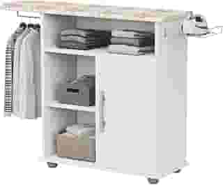 Tabua Para Passar Roupa Com Organizador Prateleiras 1 Porta E&A